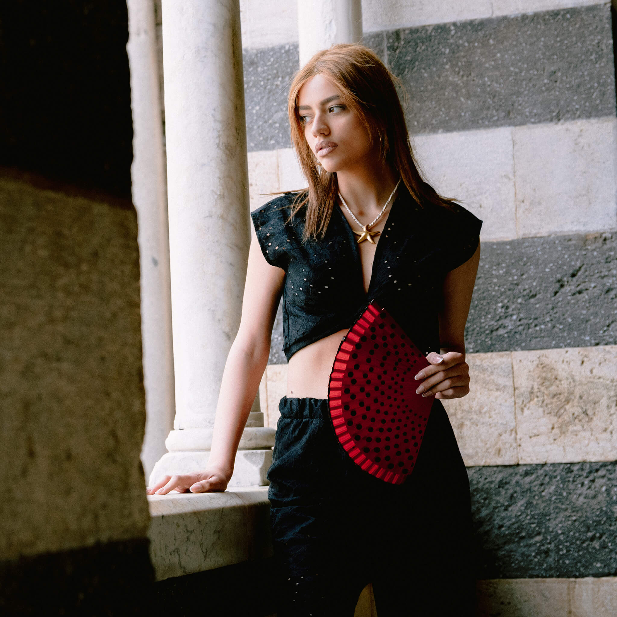 PANTALONE PIZZO SANGALLO