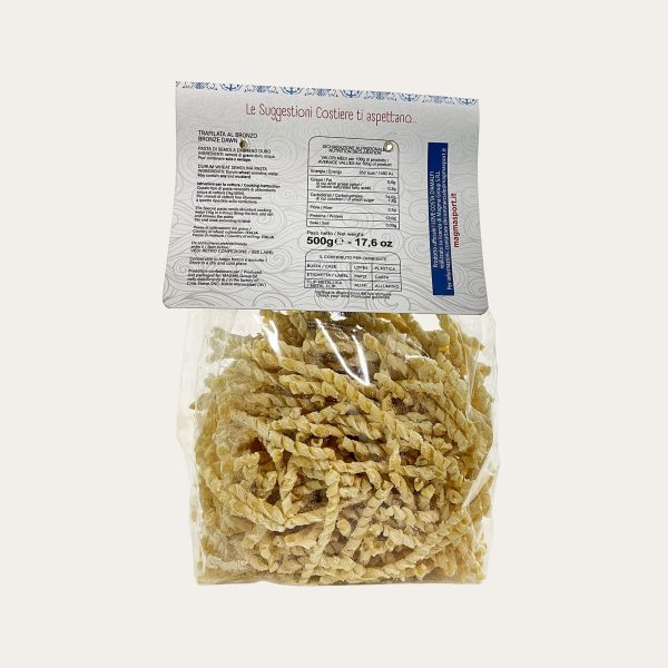 Pasta FUSILLI i love costa d'Amalfi in collaborazione con pastificio Graziano