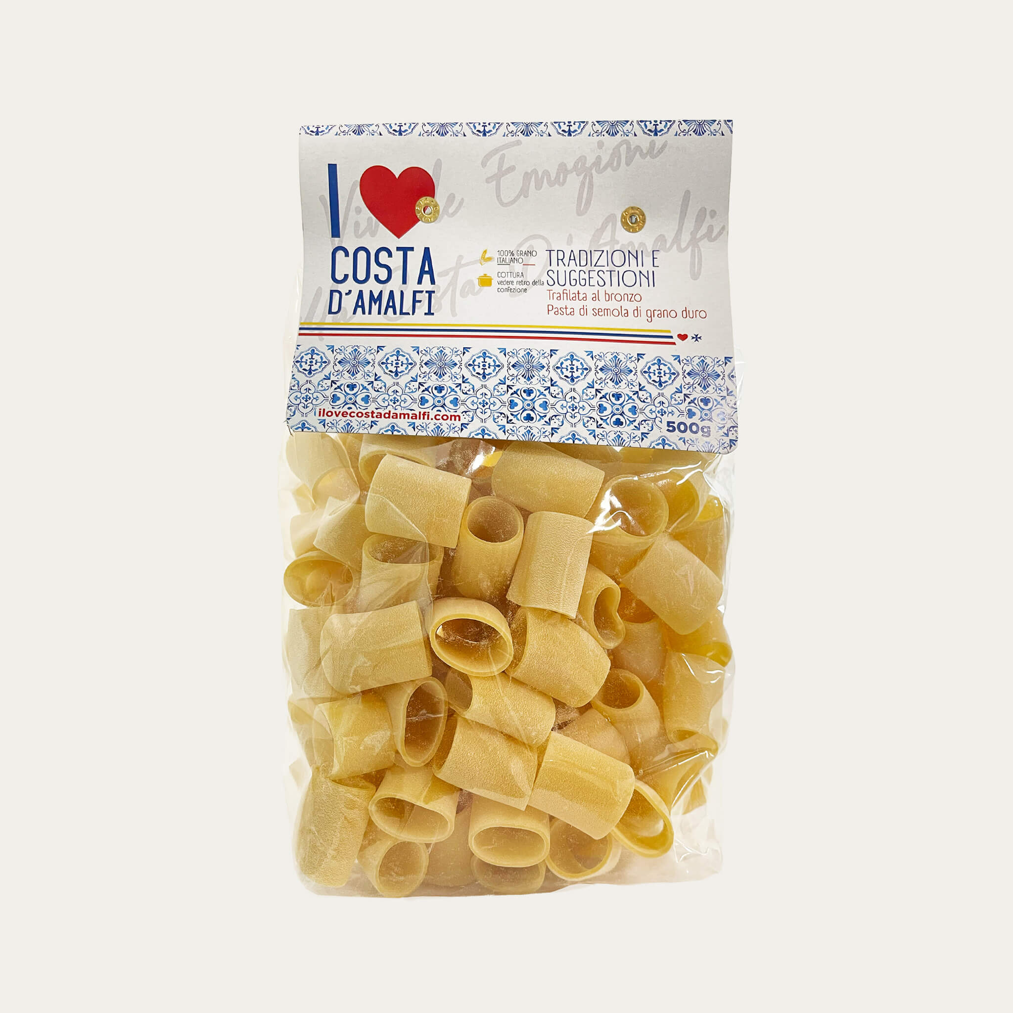 Pasta MEZZI PACCHERI LISCI 500g