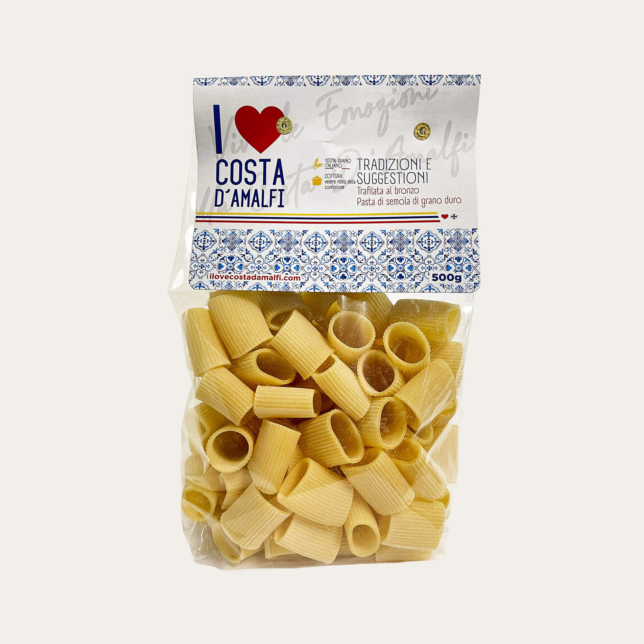 Pasta MEZZI PACCHERI RIGATI 500g