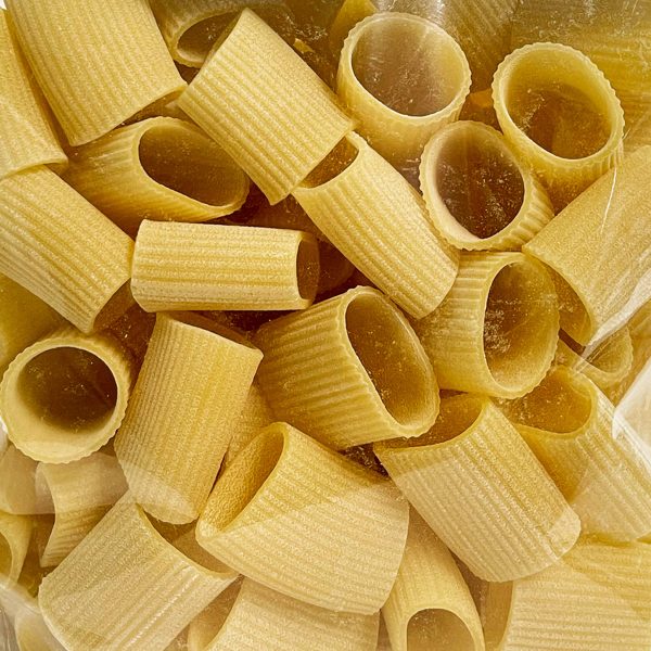 Pasta MEZZI PACCHERI RIGATI i love costa d'Amalfi in collaborazione con pastificio Graziano