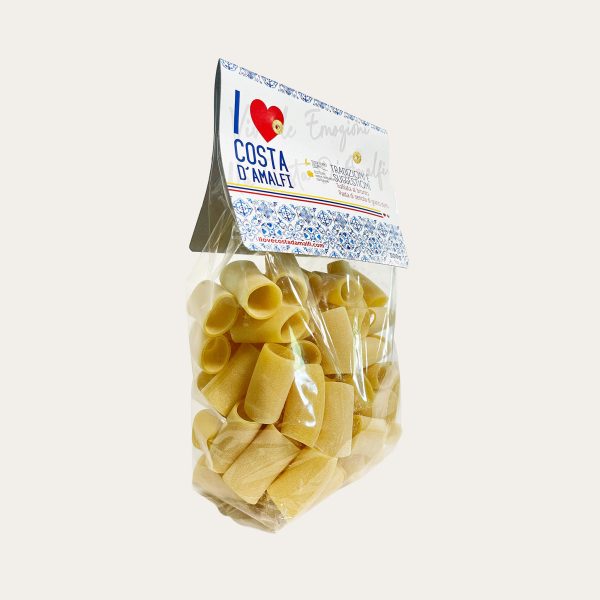 Pasta PACCHERI LISCI i love costa d'Amalfi in collaborazione con pastificio Graziano