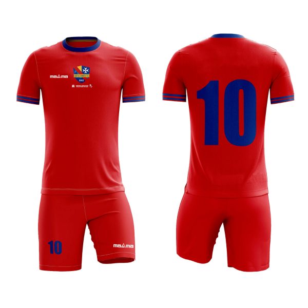 KIT DIVISA 2023 - AWAY Rosso I LOVE COSTA D'AMALFI
