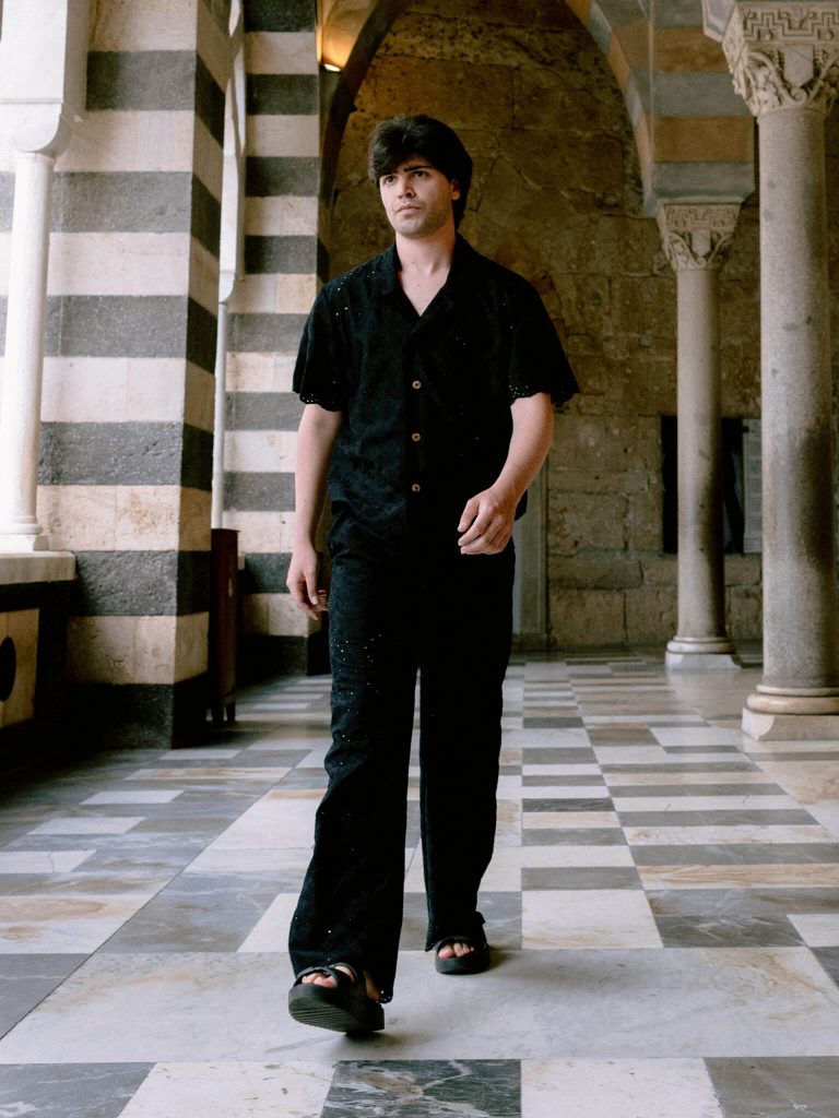PANTALONE UOMO PIZZO SANGALLO